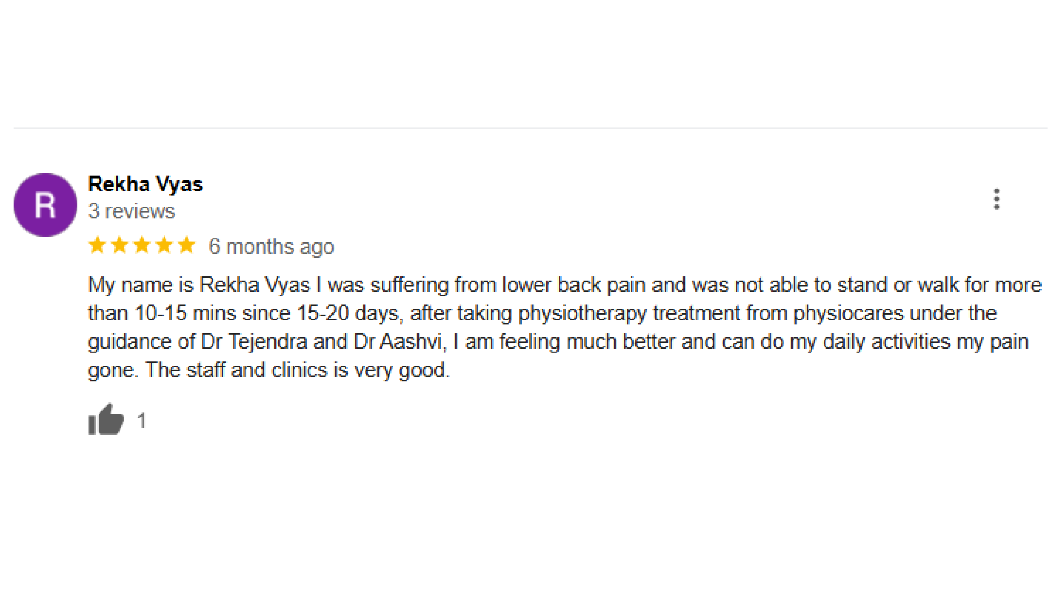 Patient Review Image